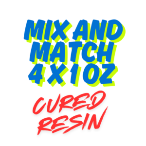 Mix and Match 4 oz Cured Resin